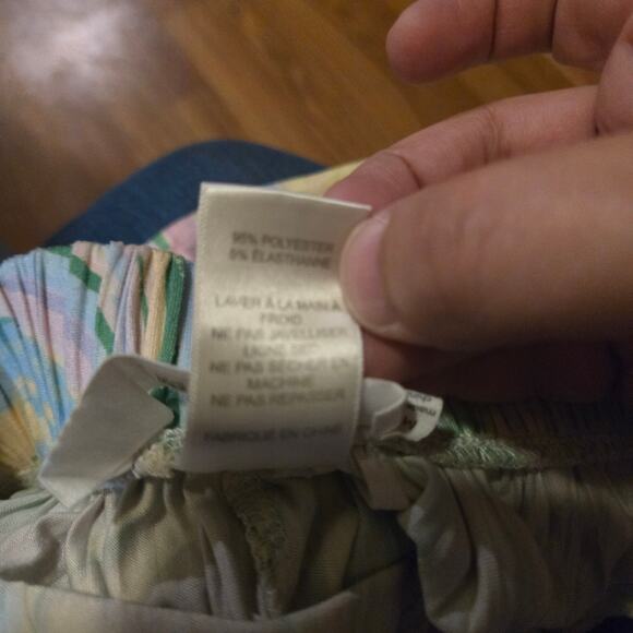 ASTR the Label Marble Swirl Wide Leg Pleated Pants Size M - Picture 8 of 9